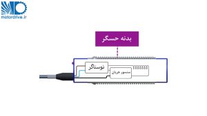 داخل بدنه سنسور