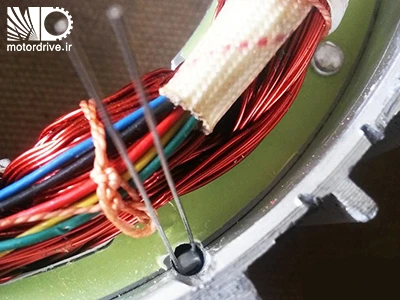 ترمیستور نصب شده بر روی موتور الکتریکی