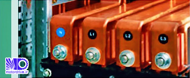 تابلو برق نمایش فازها با N، L1، L2، L3