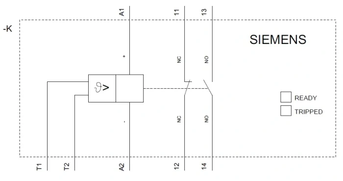 ساختمان داخلی و عملکرد رله ترمیستور 3RN2010 زیمنس