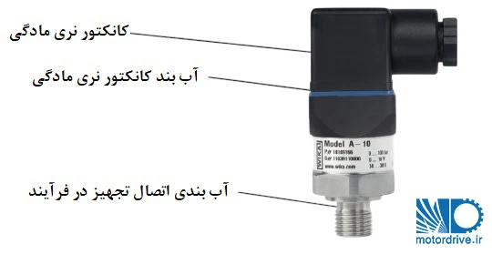 ترانسمیتر فشار ویکا 0 تا 10 بار Absolute مدل A-10 اجزا و قطعات یدکی ترانسمیتر فشار ویکا مدل A-10